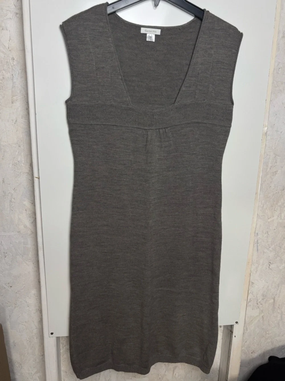 Garnet Hill Wool‎ shift dress sz S